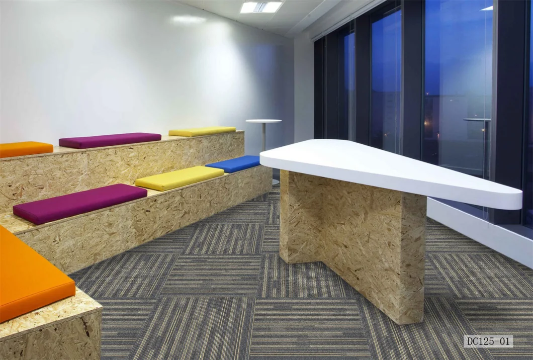 DC125 Commercial Hotel Home Office Carpet Tiles Nylon Pet PP Carpet Hospital Carpet Stairway Carpet Rugs
