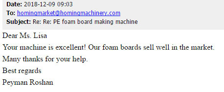 Carpet Underlayer or Underlayment PE/EPE Foam Machine Plant