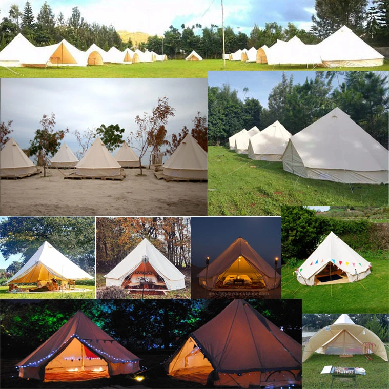 6 Metre Ultimate PRO Twin Door Bell Tent for Family Glamping