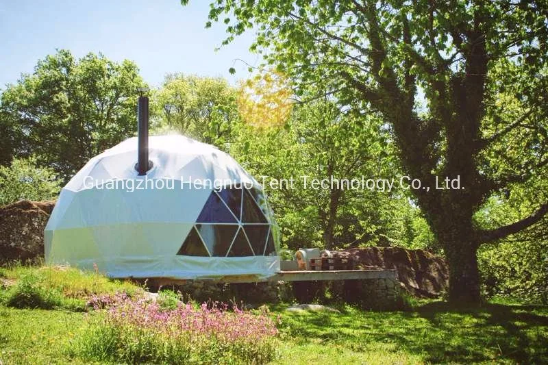 5m Heavy Duty Luxury Glamping and Camping Bell Tent with Chimney