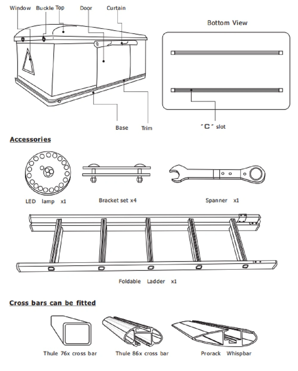 Hard Shell Roof Tent Distributor Hard Top Truck Tent for 4WD with Metal Aluminium and Fiberglass