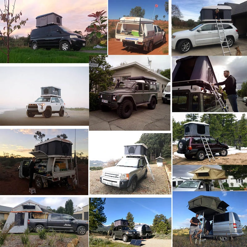 Range Rover Car Roof Top Tent with Hard Shell