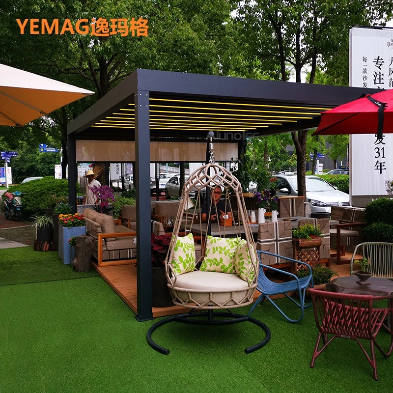 Yemag High Quality Folding Retractable Awning Roof for Decking/Awning/Pavilion/Gazebo