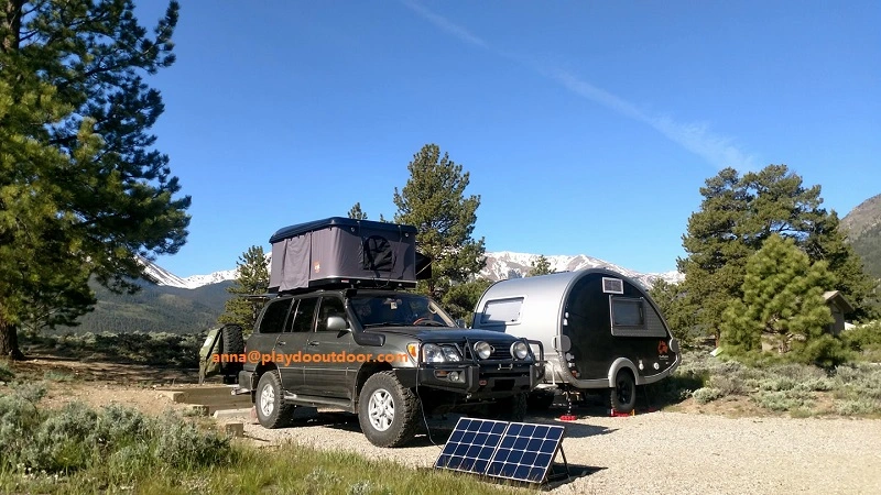 Range Rover Car Roof Top Tent with Hard Shell