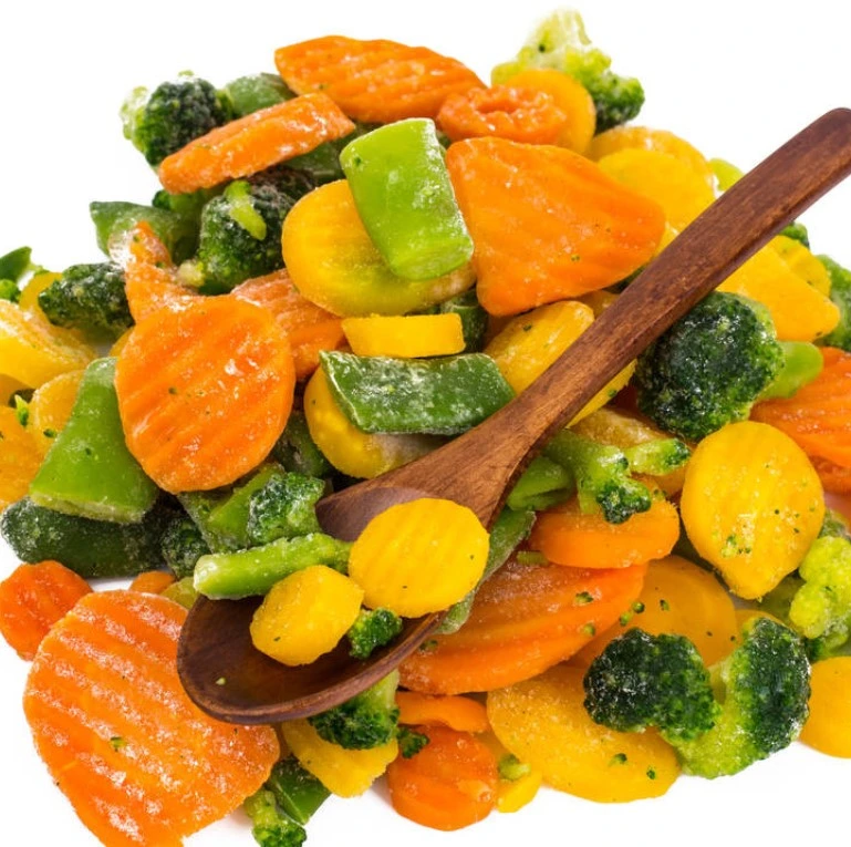 Frozen Vegetable Mix Deep Quick Frozen Different Kinds Vegetables