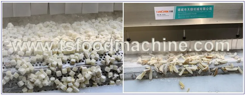 Quick Frozen Potato Diced Quick Frozen Potato Strip Processing Equipment