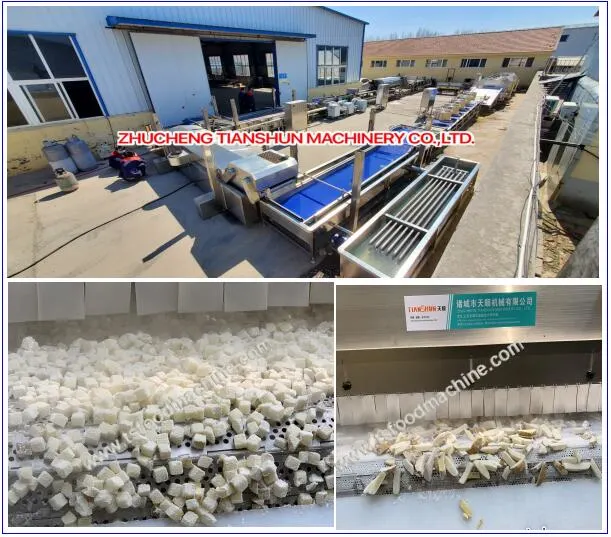 Quick Frozen Potato Diced Quick Frozen Potato Strip Processing Equipment