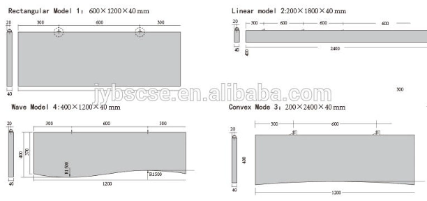 Sound Absorbing Eco Friendly Fiberglass Acoustic Ceiling Baffles