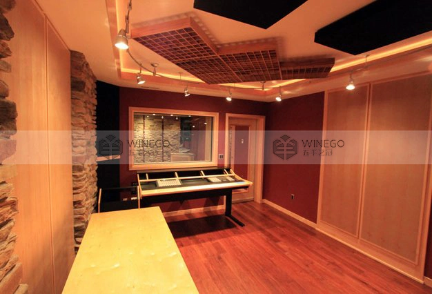 Sound-Absorbing Function Wooden Acoustic Diffuser