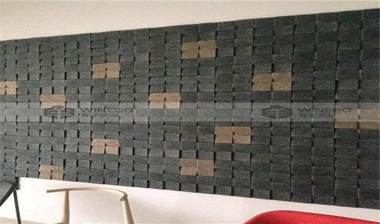 24mm Fire-Resistant Eco-Friendly 100% Polyester Fiber Acoustic Panel Acoustic Polyester Pet Acoustic Panel