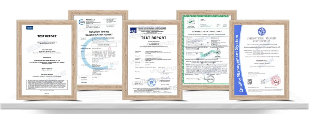 South Africa 9mm Fireproof Magnesium Board for Fire Door