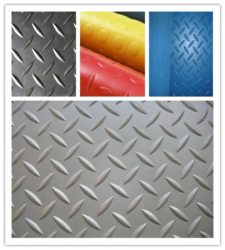 Factory Non-Slip Rubber Matting/Stud Coin/Checker/Diamond/Fine Ribbed Matting