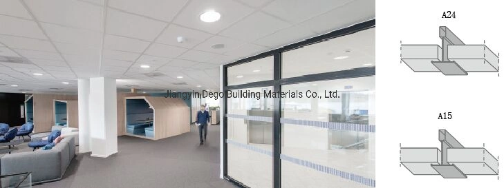 Acoustic Fiberglass Ceiling Board Fire Retardant Sound Absorbing Soundproof Material