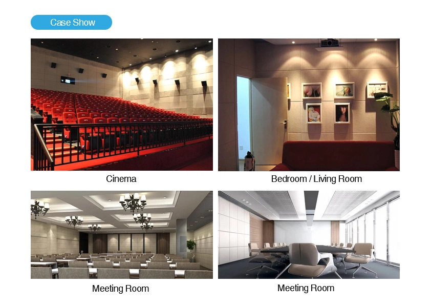 15mm Environmental Friendly Polyester Fiber Decorative Acoustic Ceiling Concert Hall