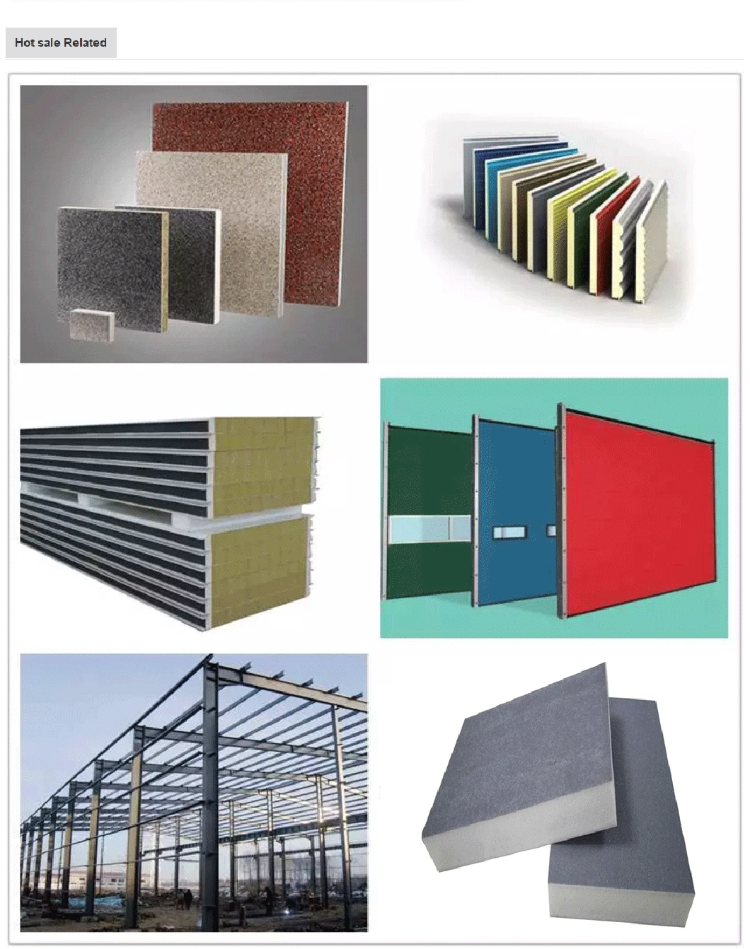 Construction Building Material Roof Panel Price Acoustic Sandwich Wall Panels