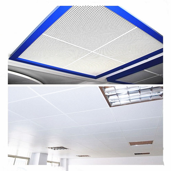 Soundproof Suspended Aluminum Clip in False Ceiling Tiles for Building Material