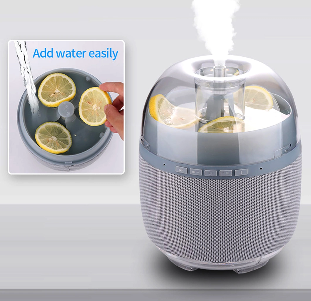 Best Portable Speaker 4color Light Bluetooth Speakermist Aromatherapy Diffuser with 10 Hours Playtime Superior Sound