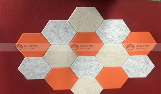 24mm Fire-Resistant Eco-Friendly 100% Polyester Fiber Acoustic Panel Acoustic Polyester Pet Acoustic Panel