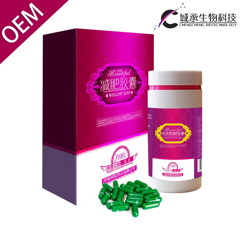 China Supplier Spirulina Ginkgo Capsules Weight Loss Slimming Pill