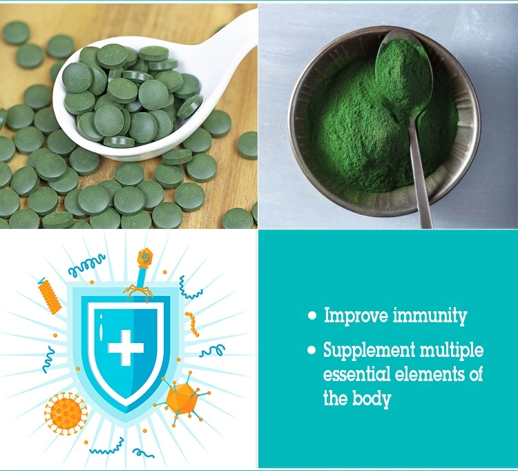 100% Natural Organic Spirulina Tablet/Spirulina Powder/Spirulina