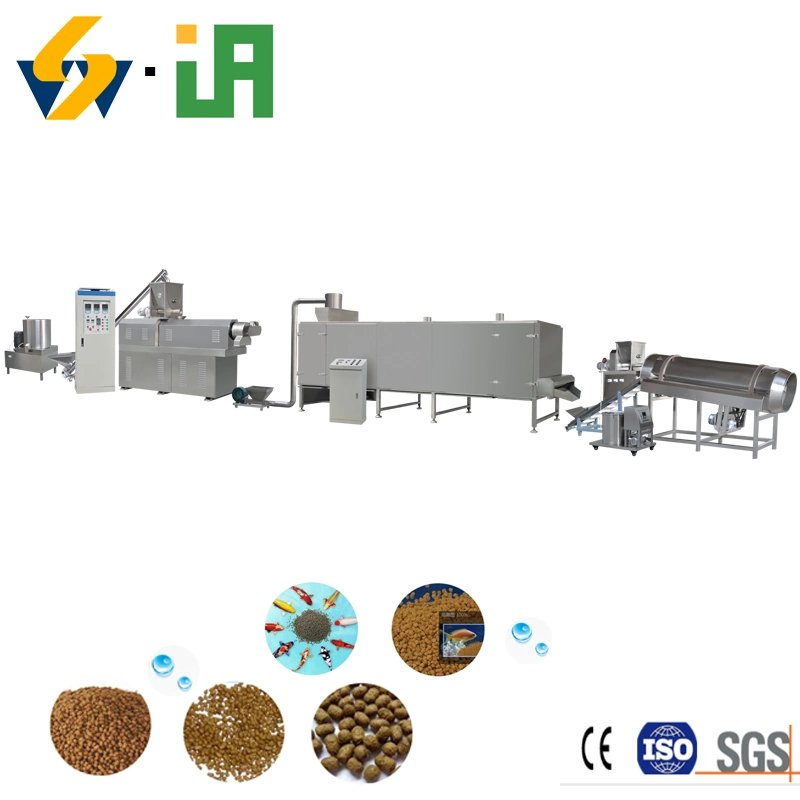 New Design Floating Fish Food Machinery / Fish Food Making Machine / Pet Feed Meal Machine Pet Dog Cat Bird Food Making Machine Floating Fish Feed Pellet