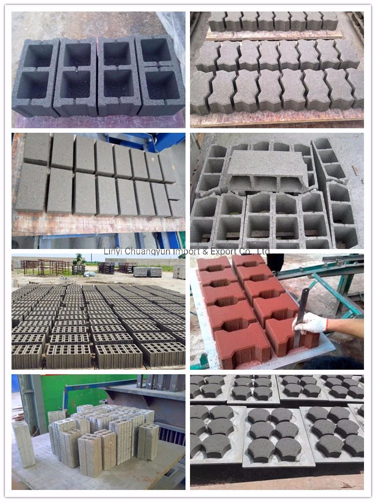 Qt4-20 Cinder Block Making Equipment Cement Pavers Making Machine for Ethiopia