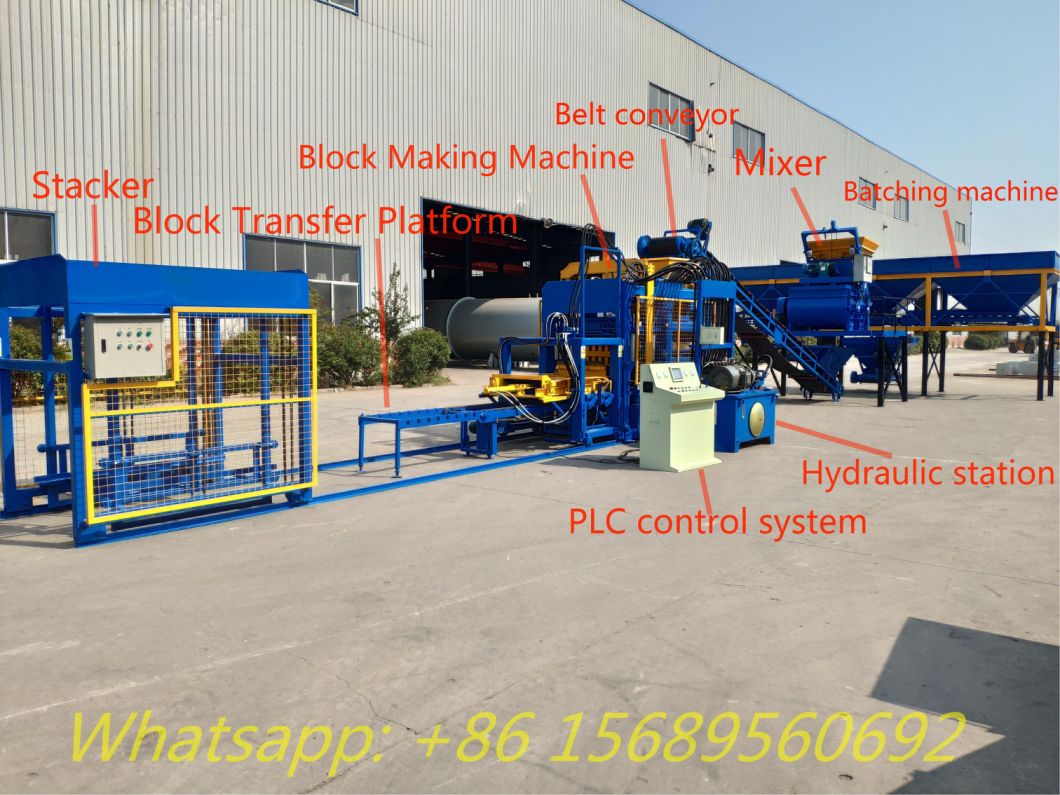 Brick Moulding Machine Brick Making Machine Qt8-15 Automatic Block Making Machine for Wall Materials