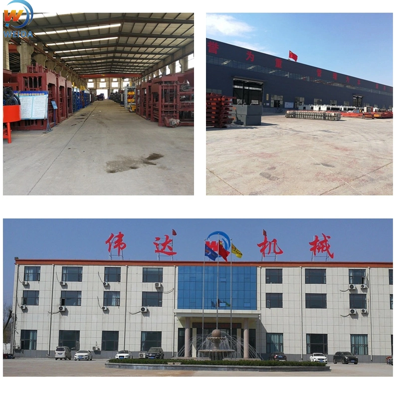 Qingdao Hf Automatic Hydraulic Block Machine Production Line Building Vibropress Block Machine Hollow Block Machinery Plant