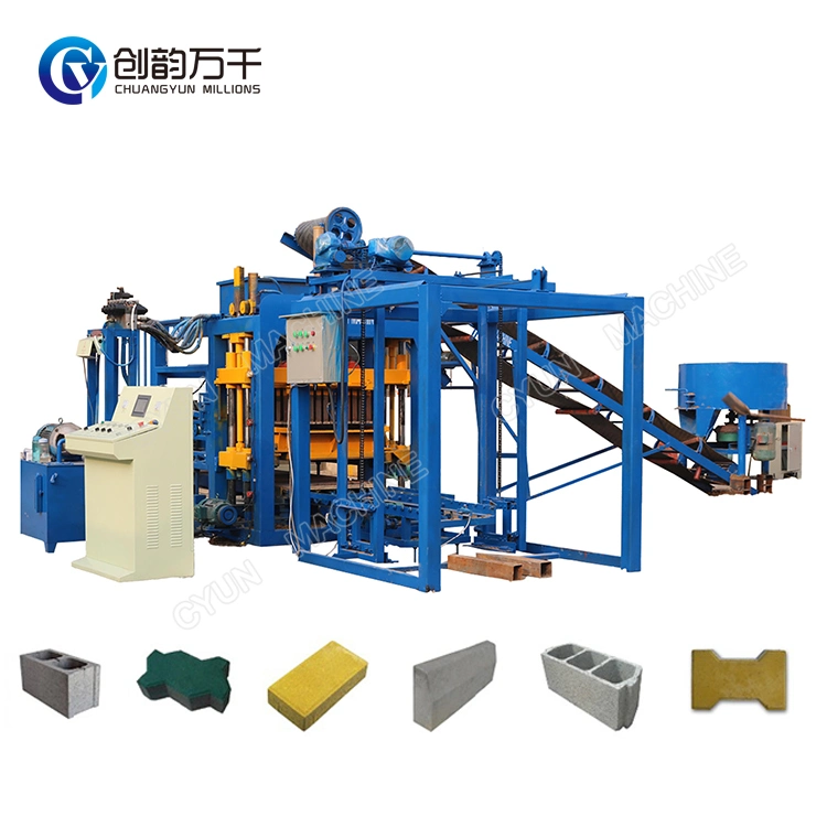 Qt4-20 Cinder Block Making Equipment Cement Pavers Making Machine for Ethiopia