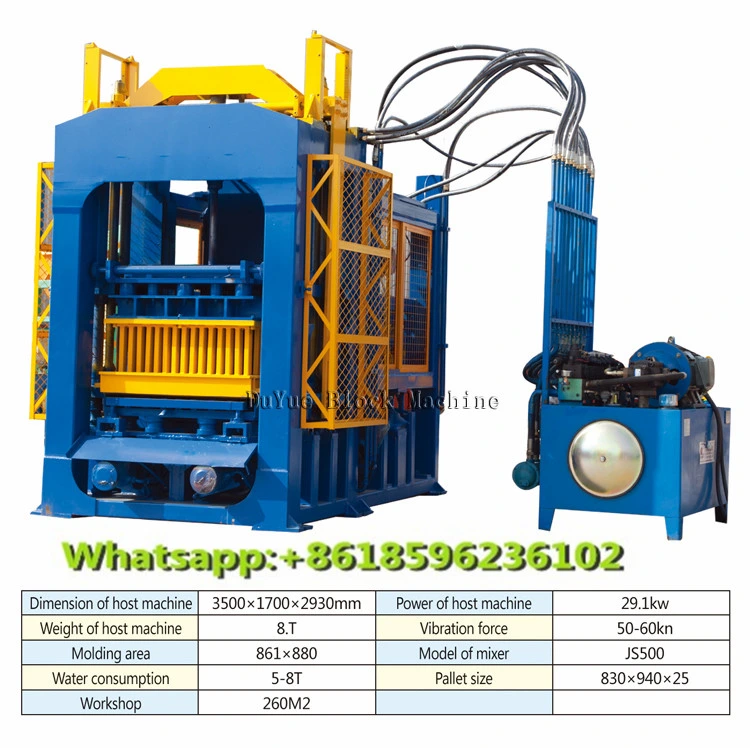 Best Quality Qt6-15 Concrete Paving Making Machine in Kenya Brick Block Machine