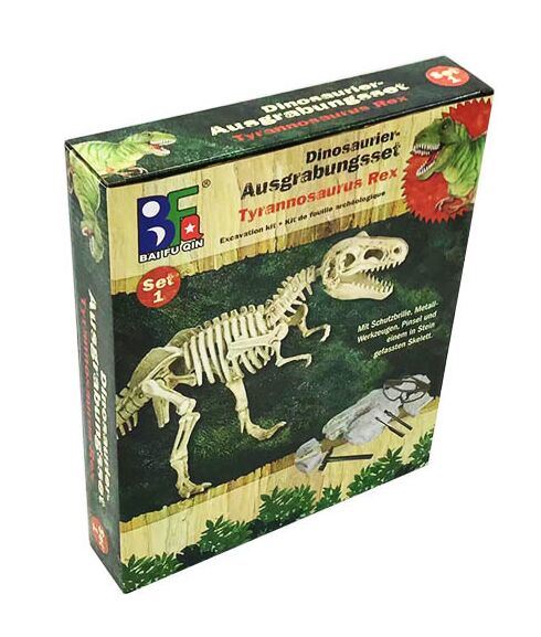 Dinosaur Excavations Kits, Unearth 3D Dinosaur Bones - T-Rex