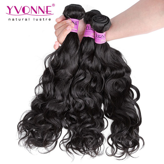 Wholesale Price Peruvian Natural Human Hair Extension Natural Wave
