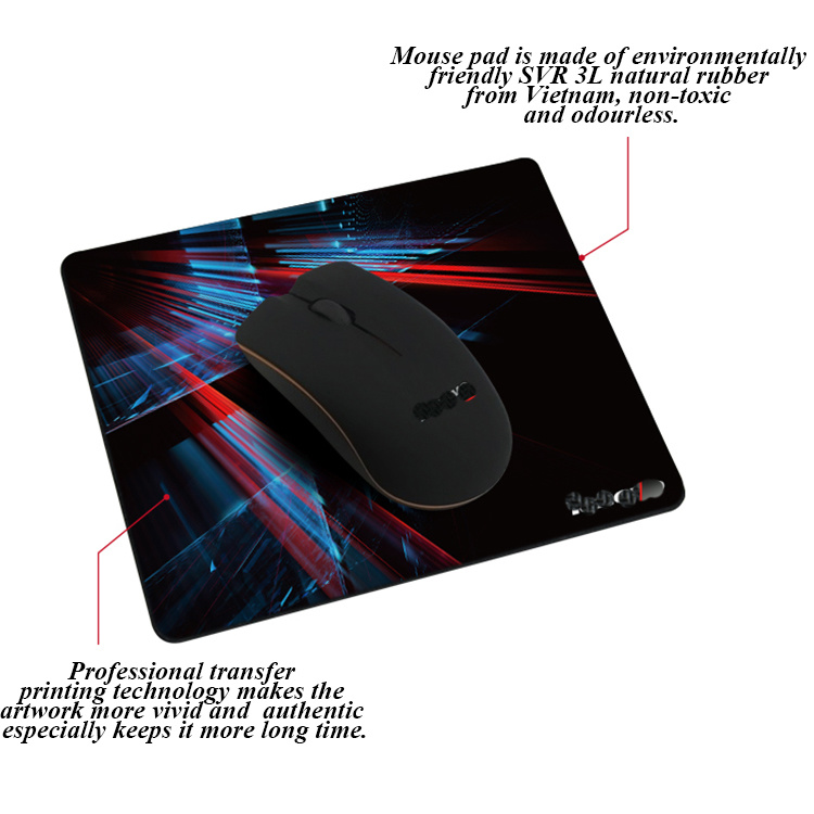 Custom Green Felt Mouse Pad, Design Your Own Mouse Pad, Mouse Pad Felt