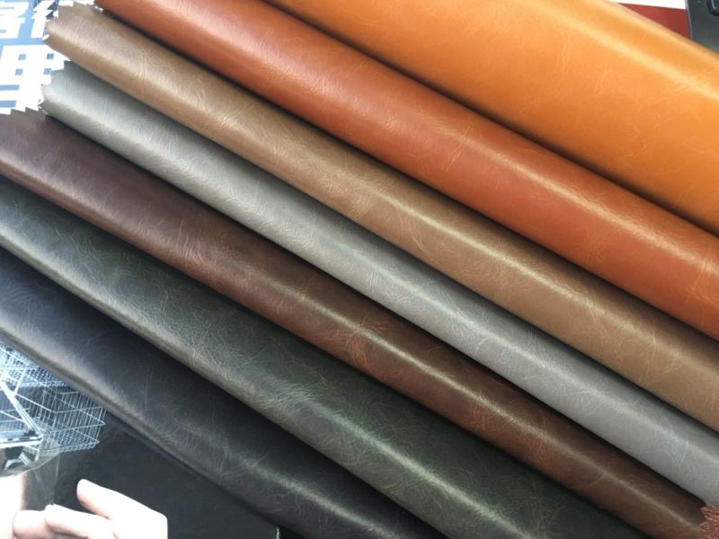 Artificial Synthetic Imitation Faux PU Leather for Decoration Sofa Fabric