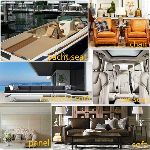 High Quality Synthetic Artificial Faux PU Leather for Decoration-Canna