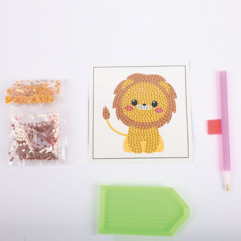 Fashion Pattern DIY Cute Animal Diamond Painting Stickers