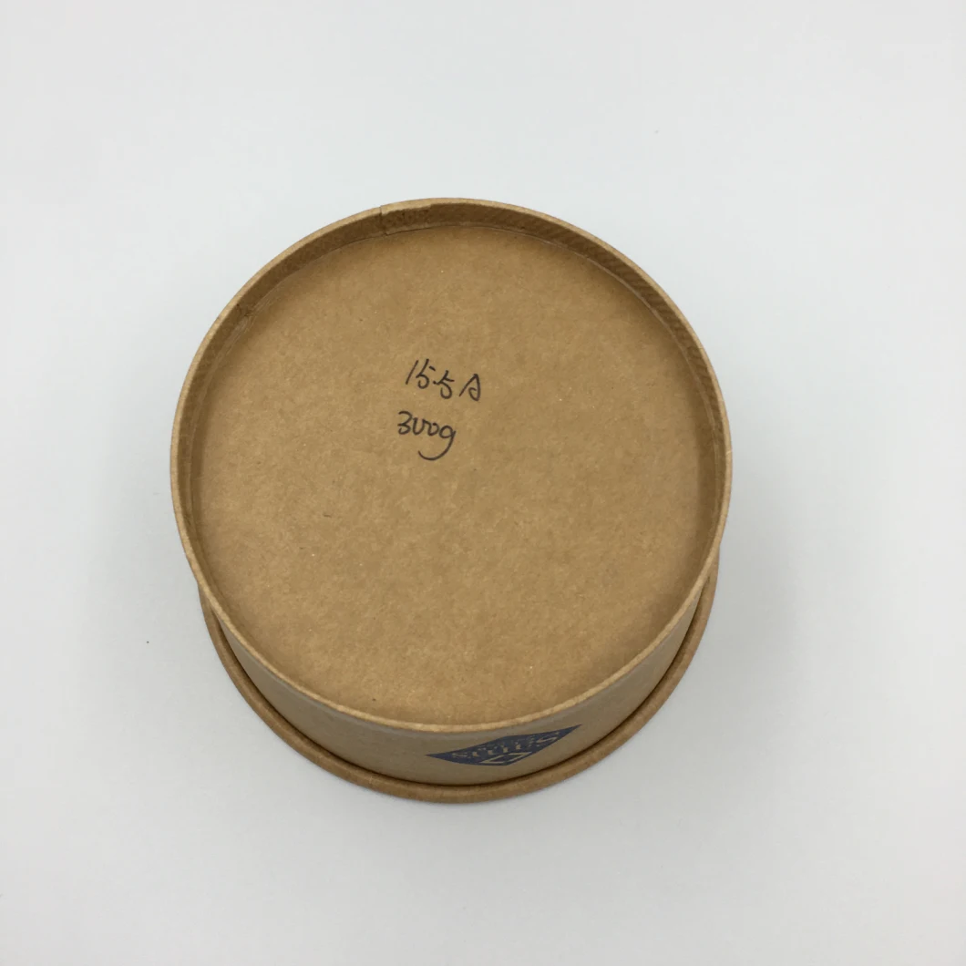 Eco Friendly Disposable Take Away Kraft Paper Cup, Soup Bowl with Lid, OEM Designs Disposable Biodegradable Hot Food Paper Bowl/Cup, Fast Food Bowl