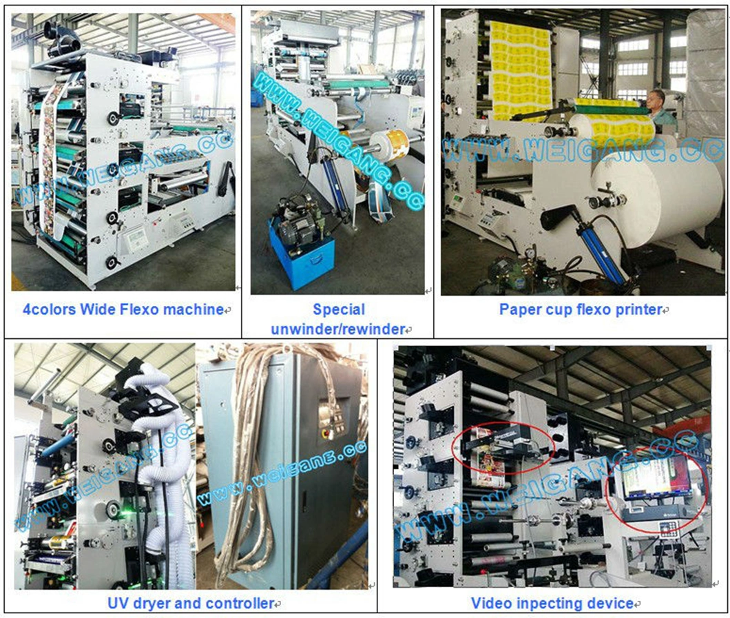 Flexo Printing Machine for Paper Cup BOPP Film Printing Machine