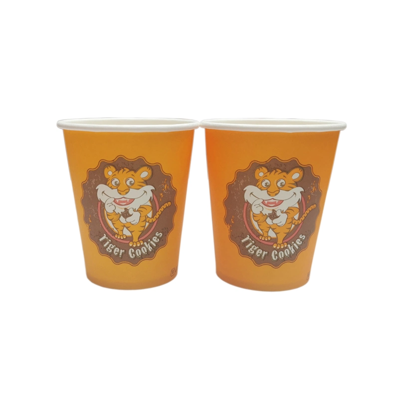 Takeaway Paper Cups 8oz Single Wall Hot Coffee Drinking Cups