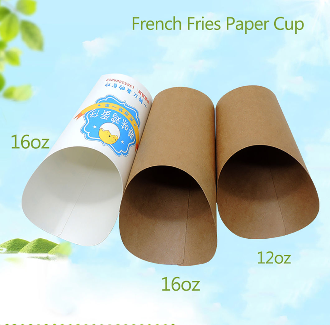 French Fries Cups Paper Paper Biodegradable Paper Cups