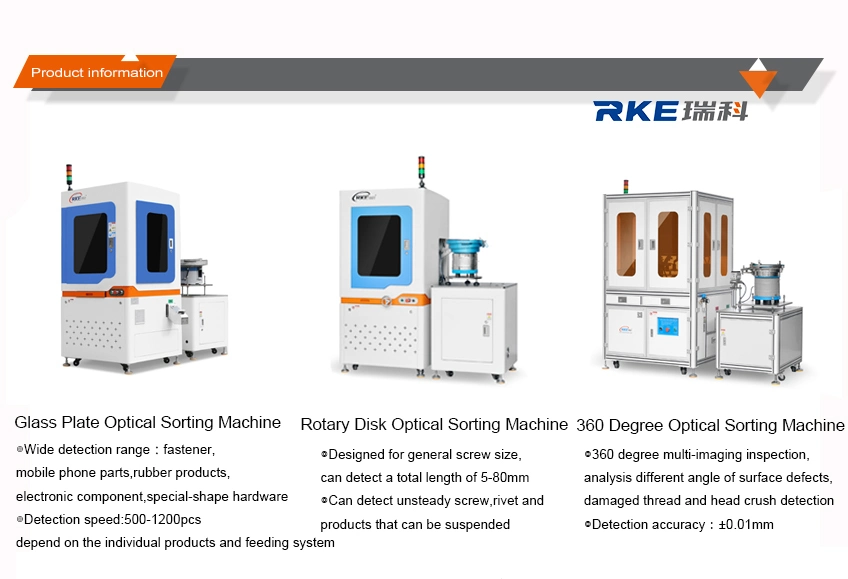 360 Degree Automatic Optical Inspection and Sorting Machine for Fasteners