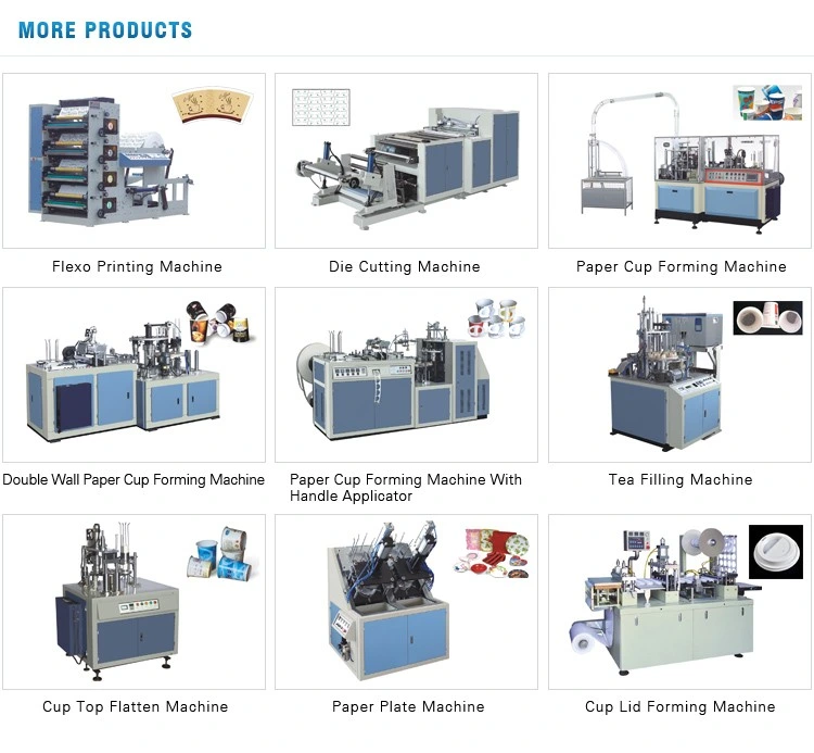 Machine for Making Disposable Cups / New Type Paper Cup Machine with PLC Control