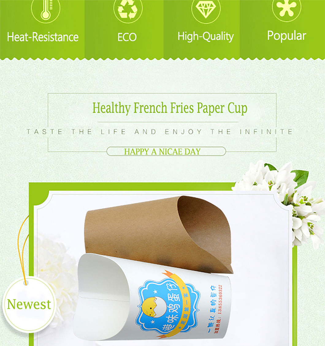 French Fries Cups Paper Paper Biodegradable Paper Cups