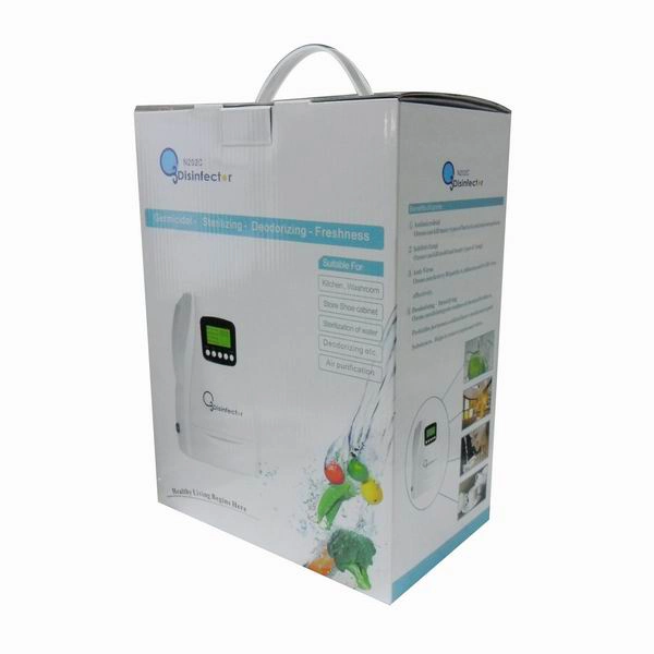 CE Portable Ozone Generator Air Purifier for Kitchen and Toilet Deodorization