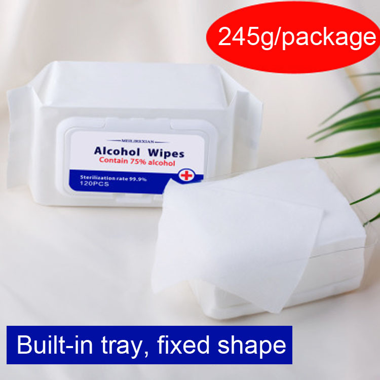 Portable 75%Alcohol Wet Wipes Multi-Purpose Anti Bacterial Wet Wipe