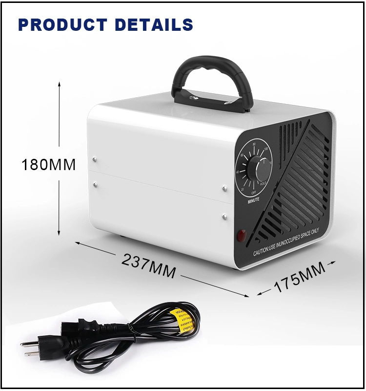 High Capacity Powerful Ozone Generator O3 Ionizer Machine Commercial