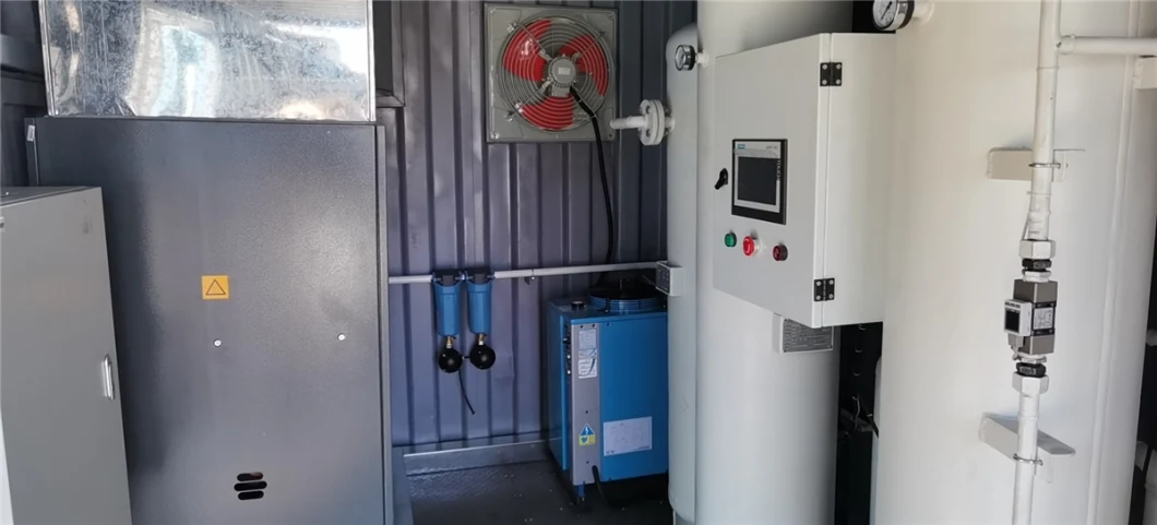 Nitrogen Gas Machine with Atlas Copco Air Compressor for Medical