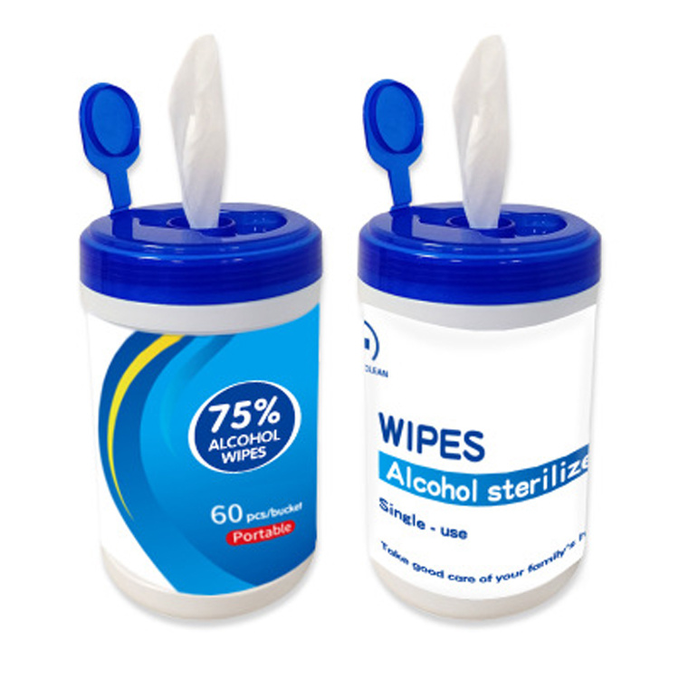 Portable 75%Alcohol Wet Wipes Multi-Purpose Anti Bacterial Wet Wipe