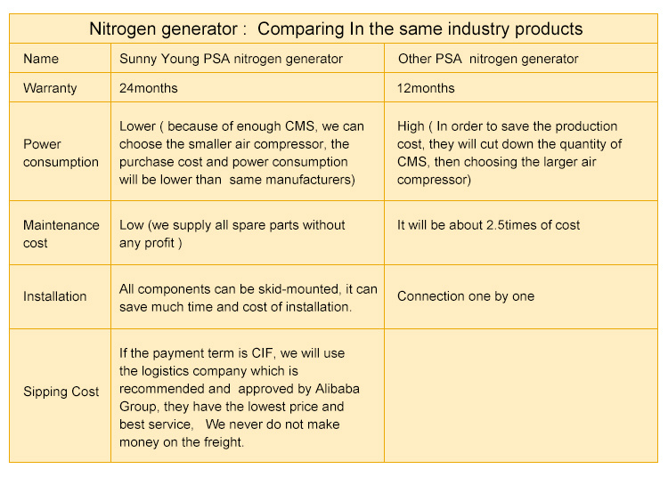 Nitrogen Machine Nitrogen Inflator Nitrogen Gas Generator of Customizable OEM