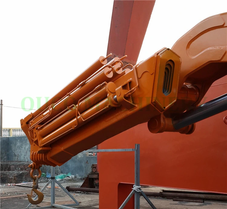 From China Manufacturer, 5t20m Folding Telescopic Marine Crane